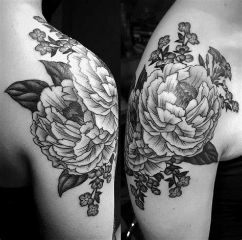 19 White And Black Beautiful Shoulder Tattoos Shoulder Tattoos