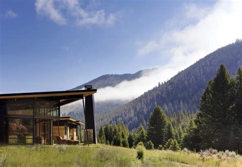 River Bank House Montana Residence E Architect