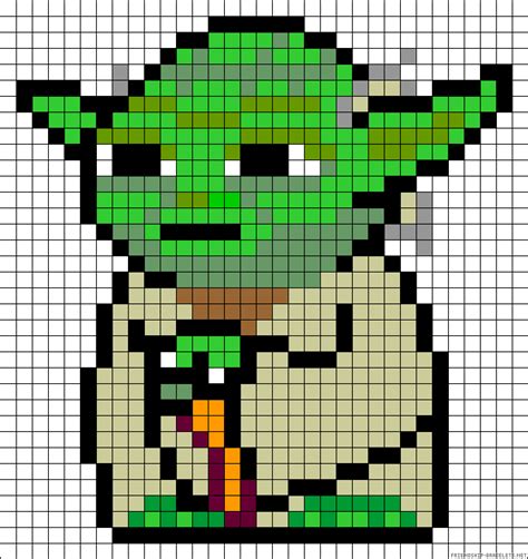 Pixel Art Star Wars Yoda 31 Idées Et Designs Pour Vous Inspirer En