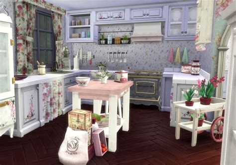 Sims 4 Ccs The Best Shabby Style House By Pqsim4