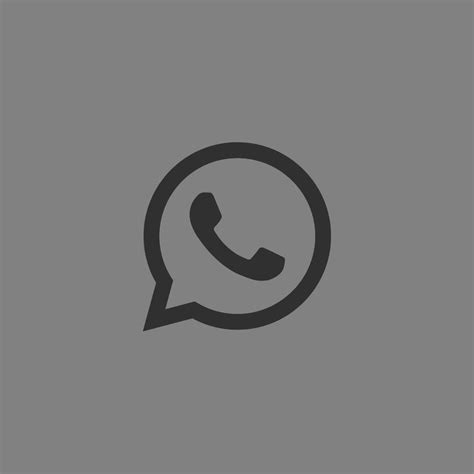 Grey Whatsapp Icon App Icon Ios App Icon Design App Icon Design