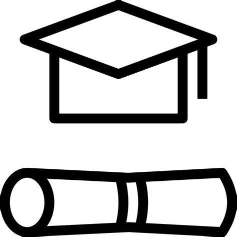 Diploma Vector Illustration On A Backgroundpremium Quality Symbols