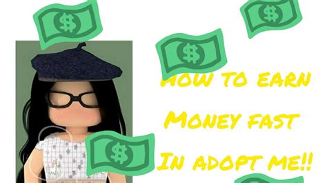 Telling How To Earn Money In Adopt Me Fast 💰 Youtube