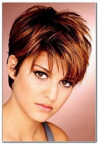 Designed for shorter hair lengths, the shag is a great way to add more body and volume to your hair. Image result for Plus Size Short Hairstyles for Round Faces Woman #PlusSizeShortHairstyl… | Very ...