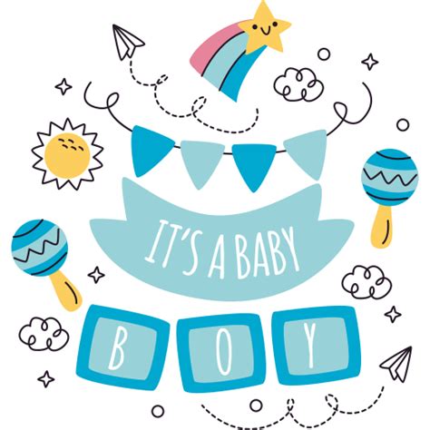 Its A Boy Stickers Free Kid And Baby Stickers