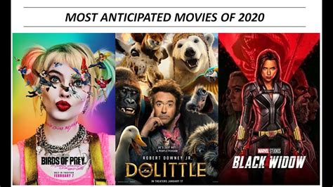 Top 5 Anticipated Movies In 2020 Youtube