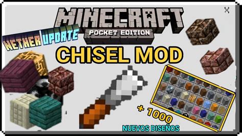 👉 Chisel Mod Para Minecraft Pe 11430 Chisel Addon Mcpe 115053 Pack