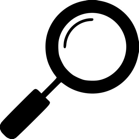 Magnifying Glass Svg Magnifying Glass Vector Svg Icon Bodenswasuee