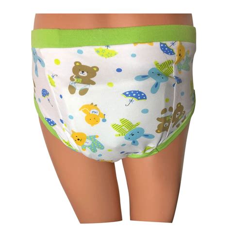 Adult Baby Pad Pants Abdl Diaper Nighttime Cloth Incontinence Pants