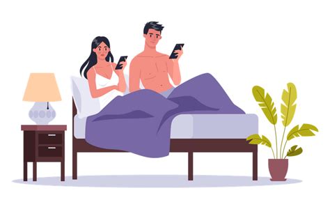 18 Couple Addicted To Internet Illustrations Free In Svg Png Eps