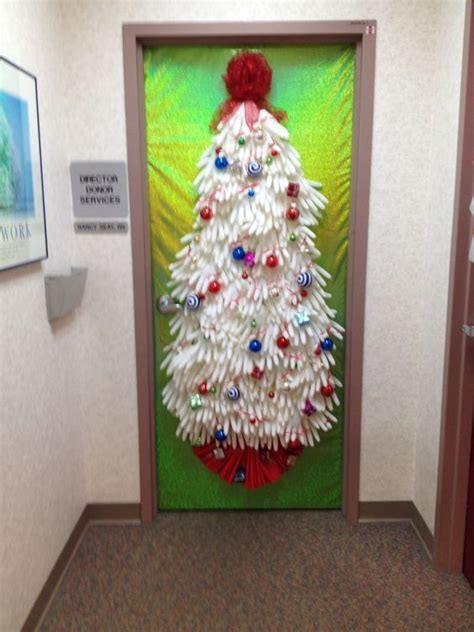 50 christmas door decorations for work to help you ace the door decorating contest hike n dip