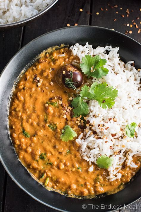 Cook on low 8 hours. Creamy Coconut Lentil Curry | The Endless Meal®