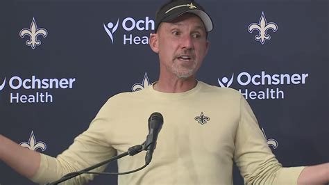 What The Hell Saints Coach Dennis Allen On Storm Earthquake And Lightning Warning Wwltv Com
