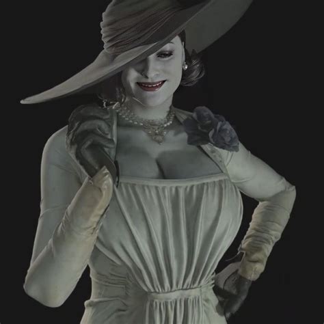 resident evil dark fantasy lady madame village wife quick fashion dark art