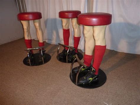 Very Quirky Bar Or Kitchen Stool An Absolute Must For Every Foot Ball