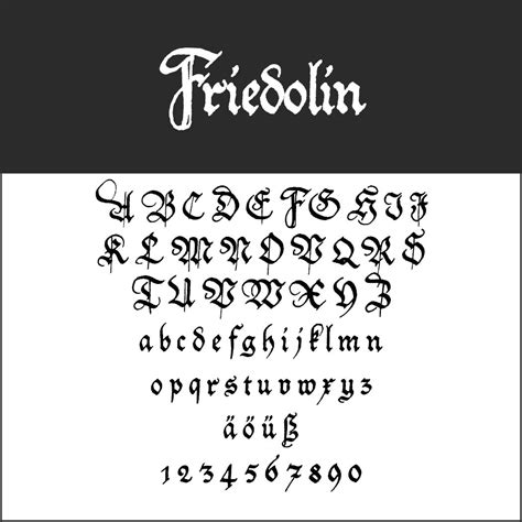 Gratis Gotische Lettertypes Tien Favorieten In één Oogopslag