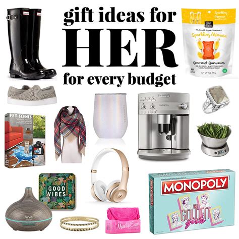 Personal spa kits, eclectic jewelry, candles, vases Christmas Gift Ideas for Her - For Any Budget! | Homemade ...