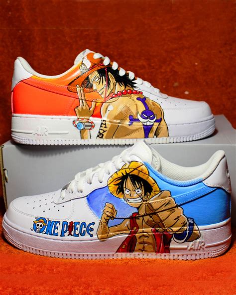 One piece anime nike shoes. Nike Air Force "One Piece" | Scarpe Personalizzate ...