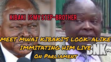 Meet Mwai Kibakis Step Brother Immitating Him Live On Air🔥hilarious Look Alike😲diana