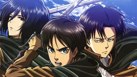 Attack On Titan Wallpaper Eren And Levi 1920x1080 Download Hd