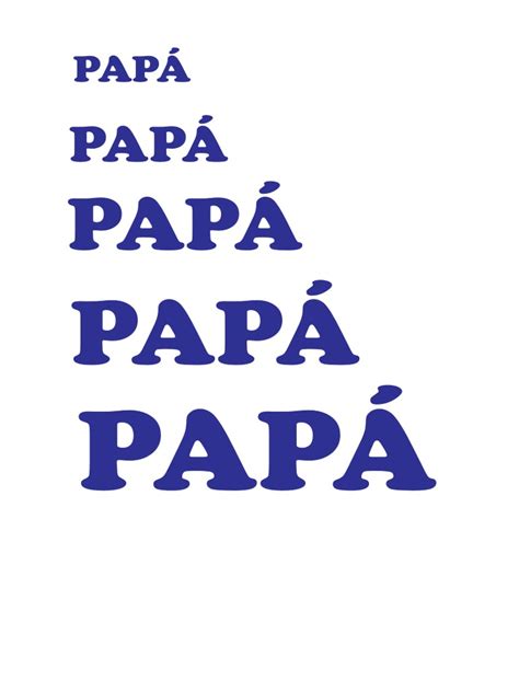 Letra Papá Pdf