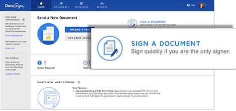 We offer multiple ways to sign: Online Signature | DocuSign