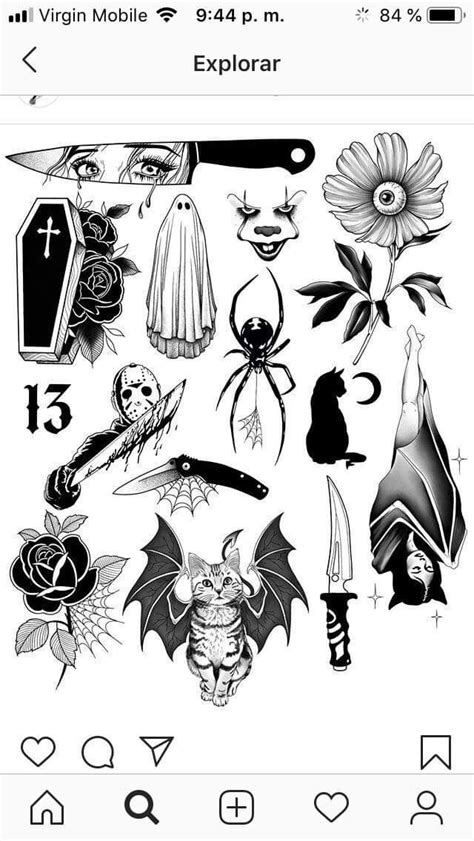 Horror Movie Tattoo Designs Spooky Tattoos Horror Tattoo Satanic