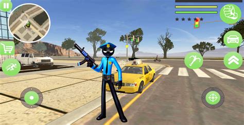 Download Police Stickman Rope Hero Gangstar Crime Mafia Mod Unlimited