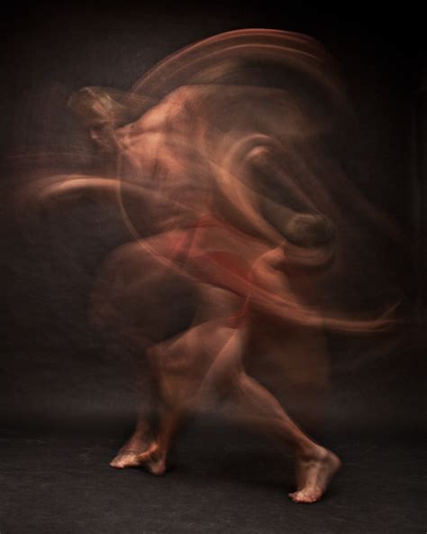 Blurred Long Exposure Portraits Showing Dancers In Motion