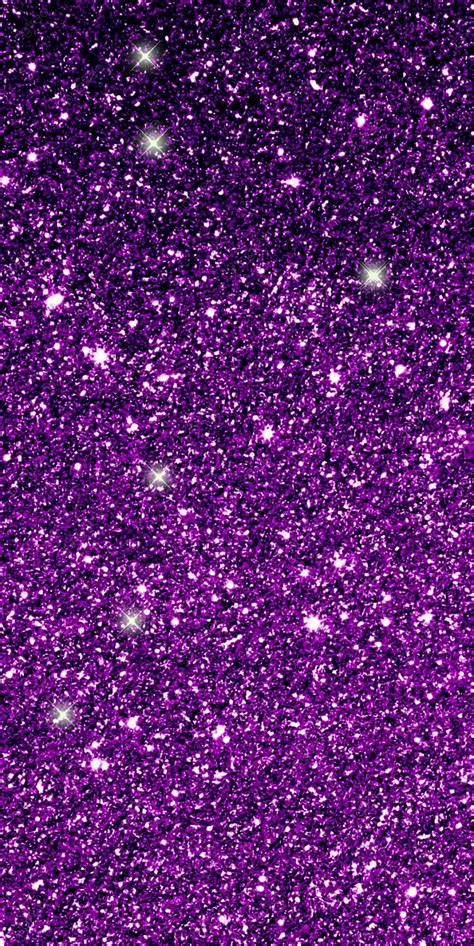 Purple Glitter Wallpaper