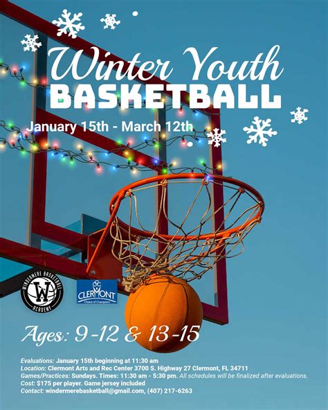 Winter Youth Basketball Windermere Basketball Academy