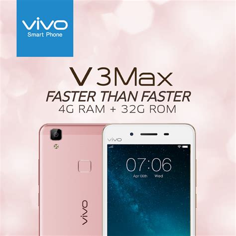 Vivo V3 Smartphone With Multitasking Feature At Rm1099 And Rose Gold