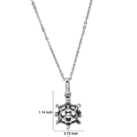 Glowcat R V42 Antique Locket Necklaces Copper Turtle Charm Perfume