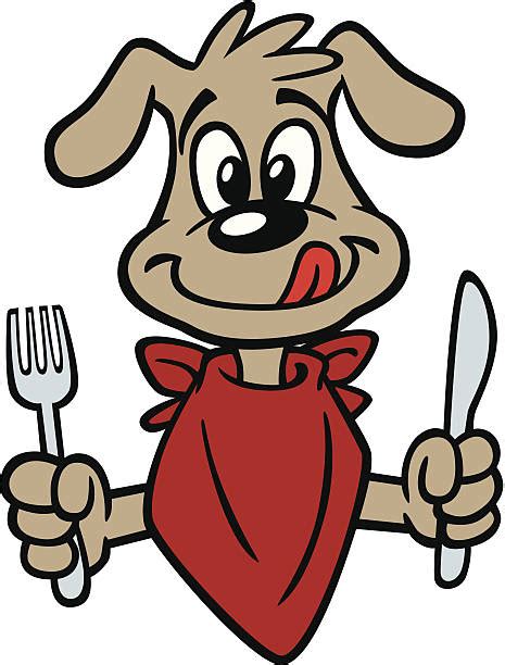 Best Dog Eating Illustrations Royalty Free Vector Graphics And Clip Art