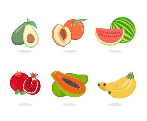 Fresh Fruits Vector Vector Art And Graphics