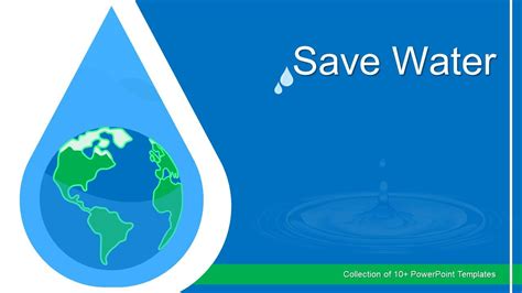 Save Water Powerpoint Ppt Template Bundles Presentation Graphics