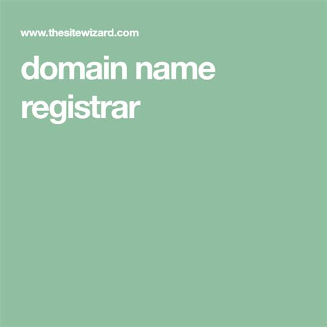 Domain Name Registrar Easy Tutorial Names Domain