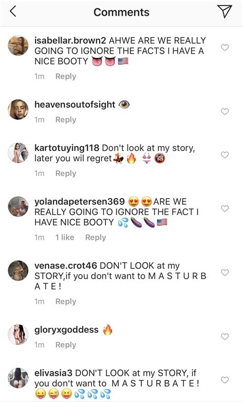 The Comments From Sex Bots Under Every Popular Ig Pages Post R