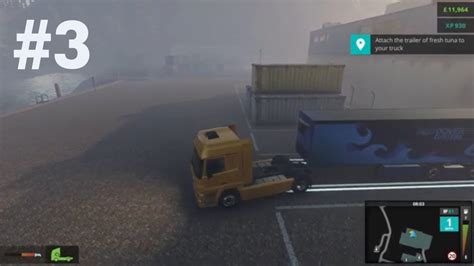 Truck Driver Gameplay Part 3 Picking Up The Refrigerated Trailer