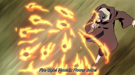 Itachi Fire Style Phoenix Flower Justu ☄️ Youtube