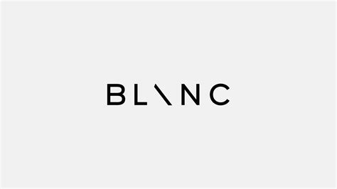 Blanc Visual Identity On Behance Visual Identity Logo Design Identity