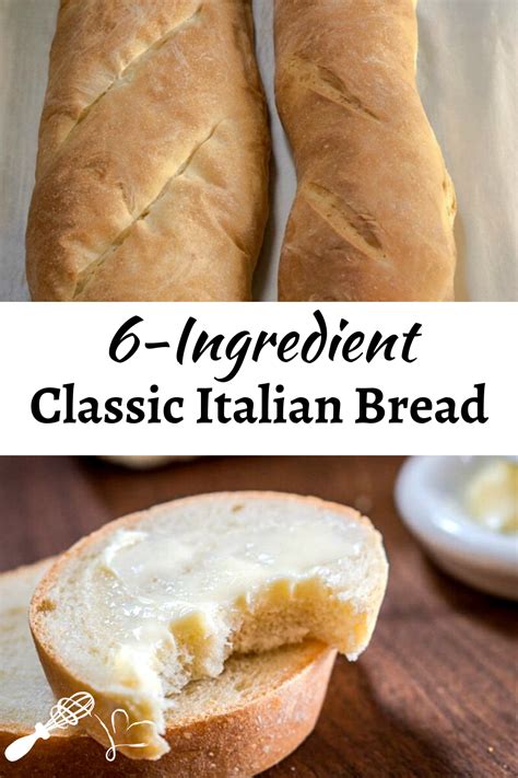 6 Ingredient Simple Classic Italian Bread Recipe Soft Italian Bread