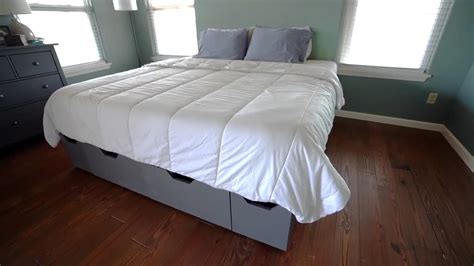 How To Build A King Size Bed Frame With Drawers Storables