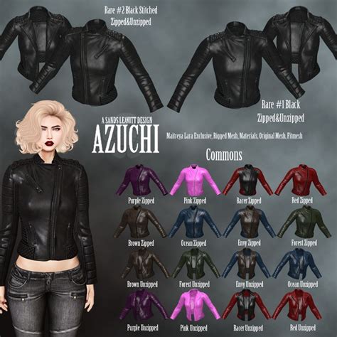 Azuchi Rider Leather Jacket Sims 4 Clothing Sims 4 Sims 4 Custom