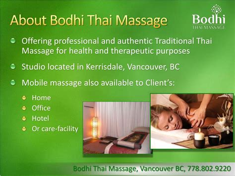 Ppt Deep Tissue Massage Bodhi Thai Massage Powerpoint Presentation Id7180736