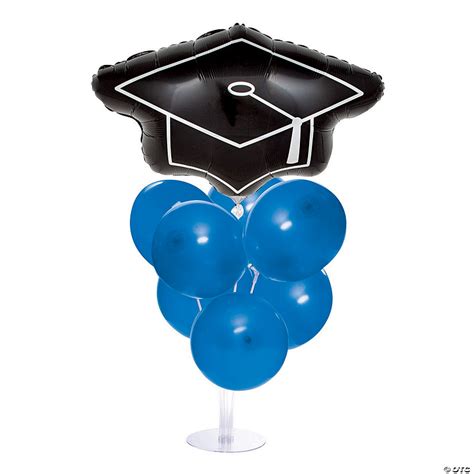 Graduation Balloon Centerpieces Blue Oriental Trading