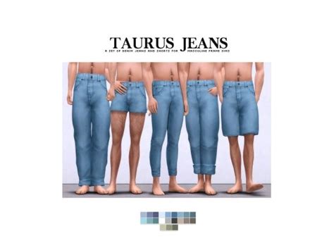 Taurus Jeans By Nucrests Jeans Taurus Sims 4
