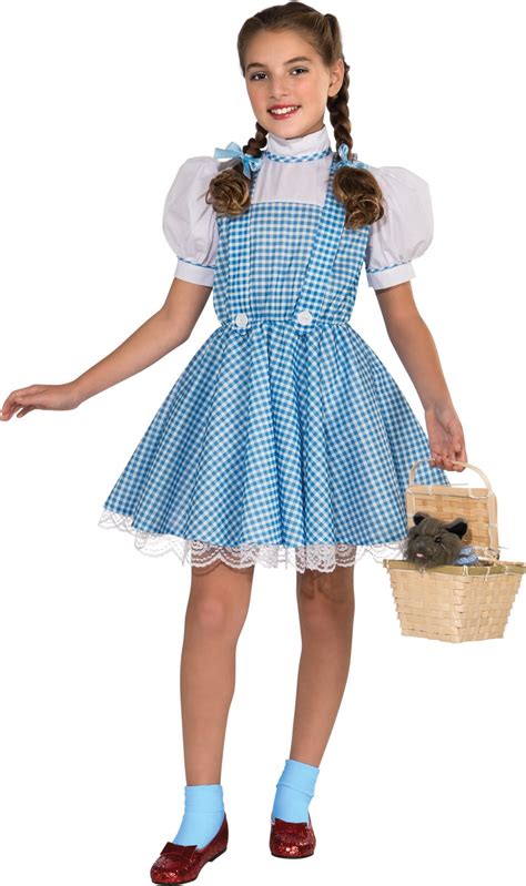 Girls Deluxe Dorothy Wizard Of Oz Costume
