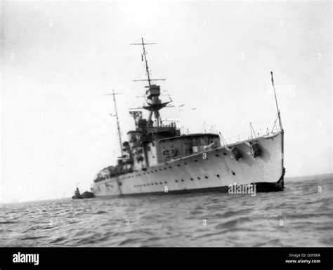 British Royal Navy Hms Vindictive Sheerness Stock Photo Alamy