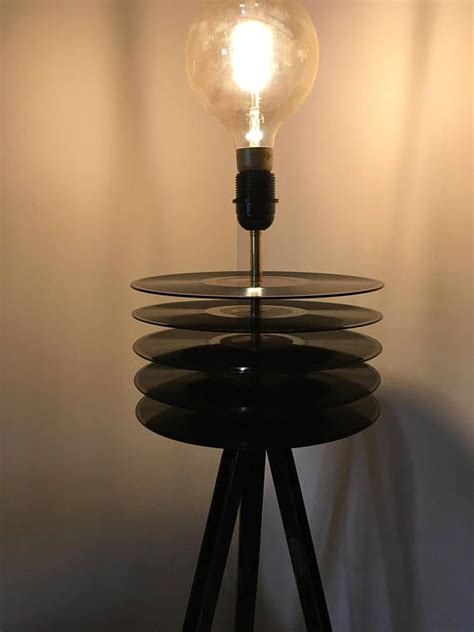 A Unique Record Tripod Floor Lamp Tripod Floor Lamps Floor Lamp Lamp